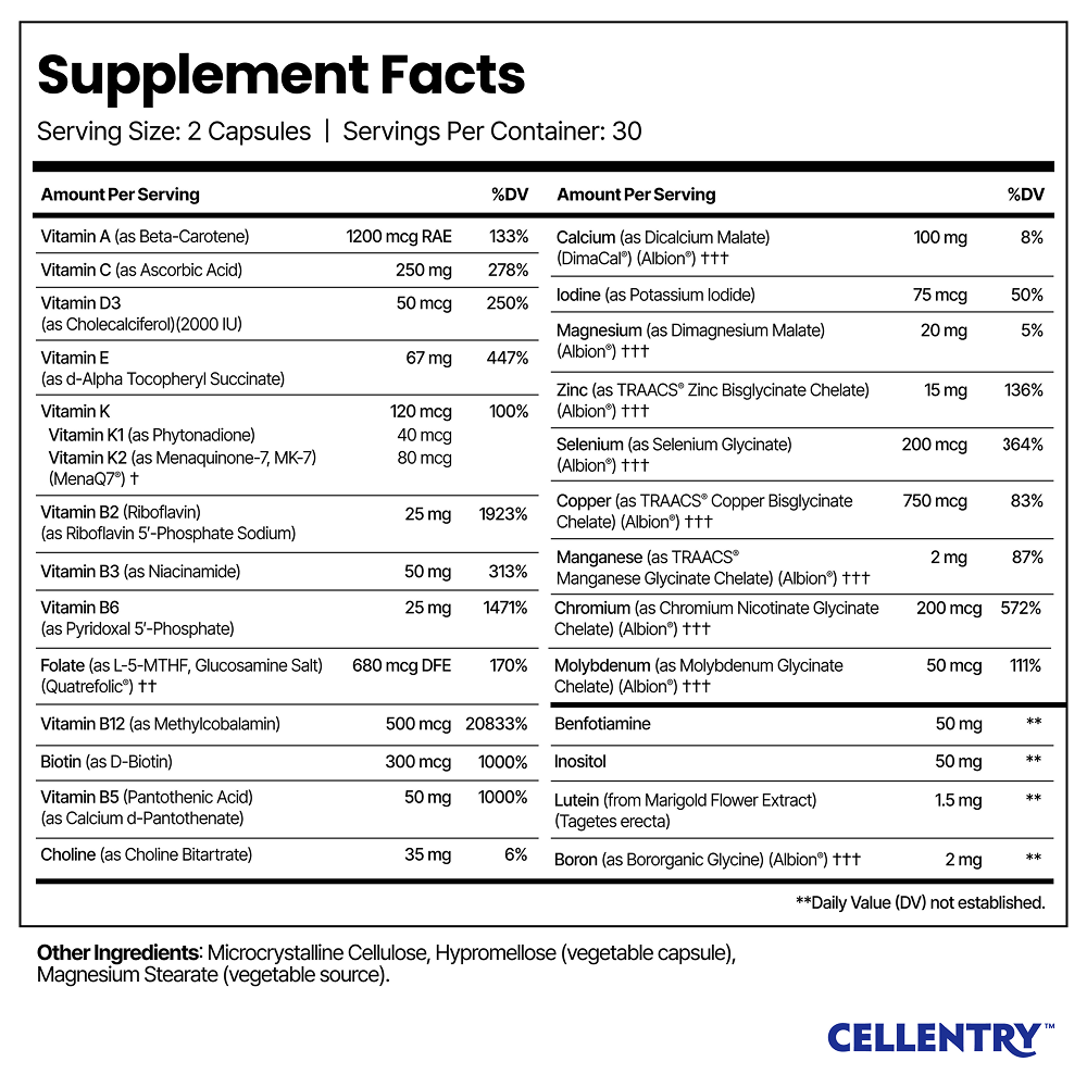 Advanced Multivitamins 60 Capsules